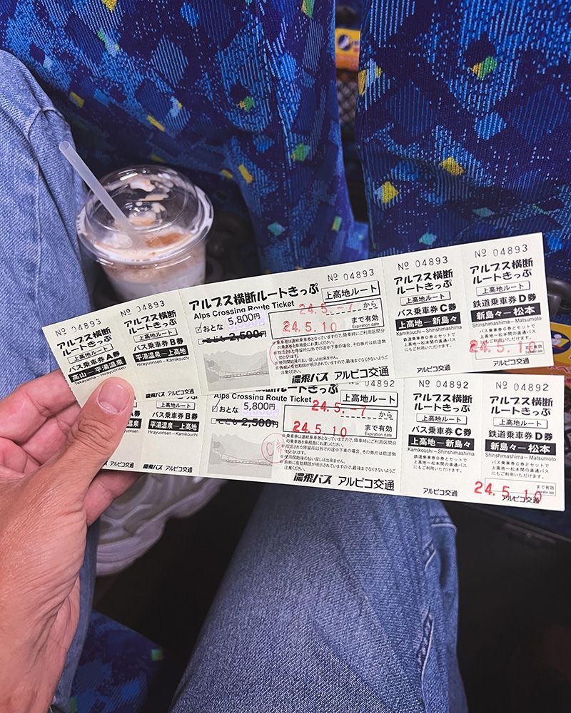 Mejor ruta por Japón: Ticket combinado hasta Matsumoto